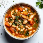 White Bean Soup in a bowl